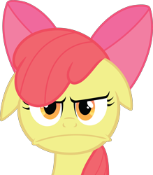 Size: 4172x4762 | Tagged: safe, artist:felix-kot, character:apple bloom, absurd resolution, simple background, transparent background, unamoosed face, vector