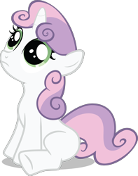 Size: 3100x3943 | Tagged: safe, artist:felix-kot, character:sweetie belle, species:pony, species:unicorn, female, looking up, simple background, solo, transparent background, vector