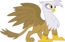 Size: 4370x2845 | Tagged: safe, artist:felix-kot, character:gilda, species:griffon, female, simple background, solo, transparent background, vector