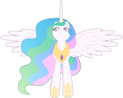 Size: 3908x3113 | Tagged: safe, artist:felix-kot, character:princess celestia, species:pony, female, mare, simple background, solo, transparent background, vector