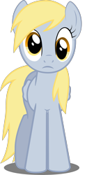 Size: 1855x3700 | Tagged: safe, artist:felix-kot, character:derpy hooves, species:pegasus, species:pony, confused, female, mare, simple background, solo, transparent background, vector