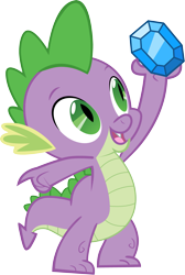 Size: 2605x3870 | Tagged: safe, artist:felix-kot, character:spike, episode:a dog and pony show, g4, my little pony: friendship is magic, male, open mouth, simple background, solo, transparent background, vector