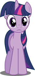 Size: 1819x3879 | Tagged: safe, artist:felix-kot, character:twilight sparkle, species:pony, species:unicorn, episode:a dog and pony show, g4, my little pony: friendship is magic, confused, female, mare, simple background, solo, transparent background, vector