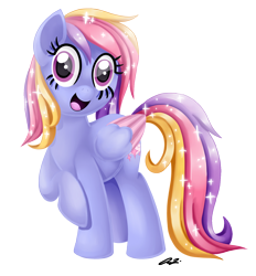 Size: 1246x1341 | Tagged: safe, artist:iheartjapan789, oc, oc only, oc:glittering cloud, species:pony, female, mare, open mouth, raised hoof, simple background, solo, transparent background