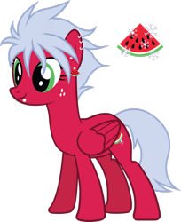 Size: 1024x1252 | Tagged: safe, artist:duskthebatpack, oc, oc only, oc:melon frost, species:pegasus, species:pony, ear piercing, earring, fluffy mane, freckles, jewelry, lip piercing, piercing, simple background, smiling, snake bites, solo, transparent background, vector