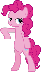 Size: 1697x3001 | Tagged: safe, artist:uponia, character:pinkie pie, species:pony, .svg available, bipedal, female, fresh princess and friends' poses, fresh princess of friendship, lidded eyes, mare, pose, simple background, solo, the fresh prince of bel-air, transparent background, underhoof, vector
