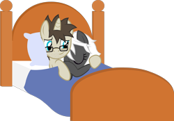 Size: 4000x2786 | Tagged: safe, artist:tsand106, oc, oc only, species:pony, bed, oc x oc, shipping, simple background, sleeping, transparent background, vector