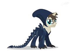 Size: 5004x3662 | Tagged: safe, artist:tsand106, oc, oc only, oc:blank novel, species:pony, absurd resolution, alien (franchise), clothing, cosplay, costume, crossover, simple background, solo, transparent background, vector, xenomorph