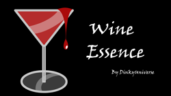 Size: 1920x1080 | Tagged: safe, artist:dinkyuniverse, comic:wine essence, alcohol, black background, cocktail glass, comic, dripping, glass, grimdark series, no pony, simple background, text, title card, wine