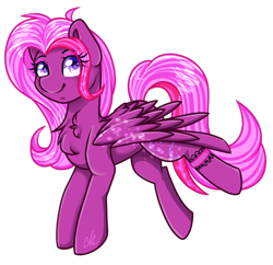 Size: 1604x1555 | Tagged: safe, artist:sketchyhowl, oc, oc only, oc:glitterwing, species:pegasus, species:pony, female, mare, simple background, solo, transparent background