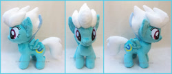 Size: 1721x742 | Tagged: safe, artist:lilmoon, character:fleetfoot, species:pony, chibi, irl, photo, plushie, solo
