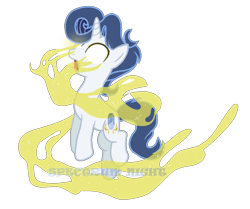 Size: 819x685 | Tagged: safe, artist:spectrumnightyt, oc, oc only, oc:spectrum night, parent:rarity, parent:soarin', parents:soarity, species:pony, species:unicorn, glowing eyes, magic, male, offspring, simple background, solo, stallion, transparent background