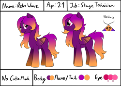 Size: 2800x2000 | Tagged: safe, artist:cloudy95, oc, oc only, oc:retro wave, species:pegasus, species:pony, female, high res, mare, reference sheet, simple background, solo, transparent background