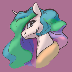 Size: 3956x3927 | Tagged: safe, artist:nadnerbd, character:princess celestia, species:alicorn, species:pony, female, mare, simple background, smiling, solo