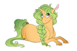 Size: 2559x1704 | Tagged: safe, artist:xenalollie, oc, oc only, oc:honey nevaeh, species:pony, species:unicorn, female, glasses, mare, prone, simple background, solo, transparent background