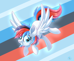 Size: 2580x2124 | Tagged: safe, artist:iheartjapan789, oc, oc only, oc:retro city, species:pegasus, species:pony, abstract background, female, mare, solo