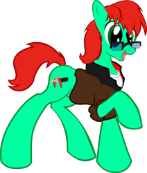 Size: 2272x2682 | Tagged: safe, artist:wyren367, oc, oc only, oc:scratch build, species:pony, happy, male, raised hoof, simple background, stallion, vector