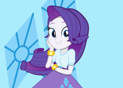 Size: 1024x737 | Tagged: safe, artist:tabrony23, character:rarity, my little pony:equestria girls, female, solo
