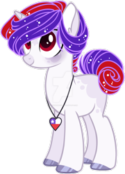 Size: 1024x1421 | Tagged: safe, artist:s1nb0y, oc, oc:mina, species:pony, species:unicorn, chile, female, jewelry, mare, necklace, simple background, solo, transparent background, watermark