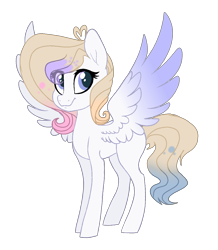 Size: 1064x1218 | Tagged: safe, artist:spectrumnightyt, base used, oc, oc:lavender splat, species:pegasus, species:pony, colored wings, colored wingtips, female, mare, simple background, solo, transparent background