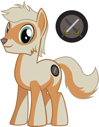 Size: 2217x2850 | Tagged: safe, artist:duskthebatpack, oc, oc only, oc:foxor, hybrid, male, simple background, smiling, solo, standing, transparent background, vector