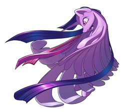 Size: 1024x915 | Tagged: safe, artist:stratodraw, character:twilight sparkle, character:twilight sparkle (alicorn), species:alicorn, species:pony, big wings, female, mare, simple background, solo, wings