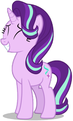 Size: 7832x13000 | Tagged: safe, artist:famousmari5, character:starlight glimmer, species:pony, species:unicorn, episode:to change a changeling, g4, my little pony: friendship is magic, absurd resolution, eager, eyes closed, female, simple background, smiling, solo, transparent background, vector