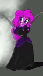 Size: 1080x1920 | Tagged: safe, artist:stammis, character:pinkie pie, my little pony:equestria girls, big breasts, breasts, busty pinkie pie, clothing, dress, female, solo
