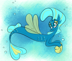 Size: 1073x907 | Tagged: safe, artist:ponygoggles, oc, oc only, oc:bluebottle, species:seapony (g4), solo