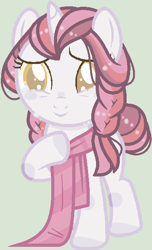 Size: 383x629 | Tagged: safe, artist:nocturnal-moonlight, oc, oc:sweet heart, parent:button mash, parent:sweetie belle, parents:sweetiemash, species:pony, species:unicorn, female, filly, offspring, simple background, solo