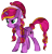 Size: 1372x1420 | Tagged: safe, artist:diamond-chiva, oc, oc only, oc:diamond-chi, species:alicorn, species:crystal pony, species:pony, g4, alicorn oc, braid, braided tail, crystallized, female, horn, mare, simple background, solo, three quarter view, transparent background, wings