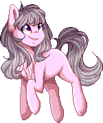 Size: 150x178 | Tagged: safe, artist:sketchyhowl, oc, oc:sweet tune, species:earth pony, species:pony, animated, gif, pixel art, solo