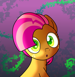 Size: 1928x2000 | Tagged: safe, artist:andromedasparkz, character:babs seed, species:earth pony, species:pony, :o, adorababs, cute, female, filly, freckles, looking at you, open mouth, solo