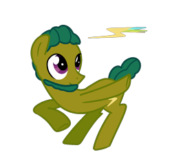 Size: 1005x940 | Tagged: safe, artist:andromedasparkz, species:earth pony, species:pony, cutie mark, male, pointing, ponified, simple background, solo, stallion, transparent background, usain bolt