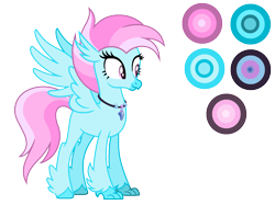 Size: 1708x1276 | Tagged: safe, artist:diamond-chiva, oc, oc only, oc:grace wing, species:classical hippogriff, species:hippogriff, female, hippogriff oc, reference sheet, simple background, solo, transparent background