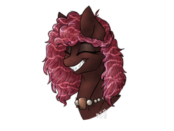 Size: 2048x1536 | Tagged: safe, artist:melonseed11, oc, oc:cinnamon spice, bust, female, original species, pond pony, portrait, simple background, solo, transparent background