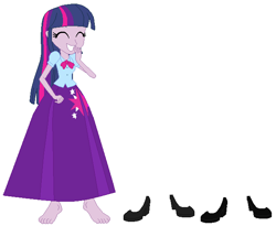 Size: 644x528 | Tagged: safe, artist:hubfanlover678, artist:starman1999, character:twilight sparkle, character:twilight sparkle (alicorn), species:alicorn, species:pony, my little pony:equestria girls, clothing, female, long skirt, skirt, solo