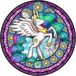 Size: 1024x1024 | Tagged: safe, artist:akili-amethyst, character:princess celestia, character:princess luna, species:pony, cutie mark, dive to the heart, rearing, solo focus, watermark