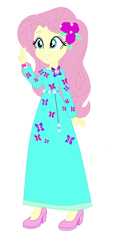 Size: 308x632 | Tagged: safe, artist:starman1999, character:fluttershy, g4, my little pony: equestria girls, my little pony:equestria girls, spoiler:eqg series (season 2), clothing, female, long skirt, skirt, solo