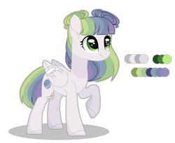 Size: 1280x1052 | Tagged: safe, artist:jxst-roch, artist:nocturnal-moonlight, base used, oc, oc:space melon, parent:rainbow dash, parent:rarity, parents:raridash, species:pegasus, species:pony, female, magical lesbian spawn, mare, offspring, reference sheet, simple background, solo, transparent background