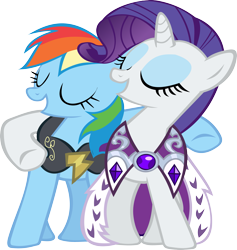 Size: 3053x3222 | Tagged: safe, artist:saturnstar14, character:rainbow dash, character:rarity, episode:hearth's warming eve, g4, my little pony: friendship is magic, commander hurricane, platicane, princess platinum, simple background, singing, transparent background, vector