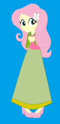 Size: 288x595 | Tagged: safe, artist:starman1999, base used, character:fluttershy, my little pony:equestria girls, clothing, female, long skirt, skirt, solo