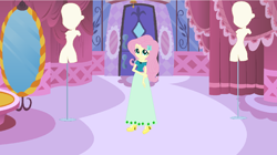 Size: 1564x878 | Tagged: safe, artist:starman1999, base used, character:fluttershy, my little pony:equestria girls, clothing, female, long skirt, skirt, solo
