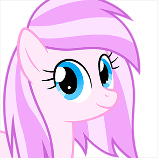 Size: 315x315 | Tagged: safe, artist:earth_pony_colds, oc, oc:cherry bloom, species:pony, animated, content-aware scale, meme, solo