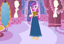 Size: 1094x750 | Tagged: safe, artist:starman1999, character:dean cadance, character:princess cadance, my little pony:equestria girls, clothing, female, long skirt, skirt, solo