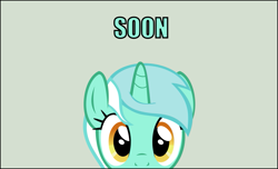 Size: 961x585 | Tagged: safe, artist:tritebristle, character:lyra heartstrings, species:pony, female, simple background, solo, soon
