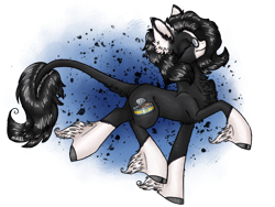 Size: 2048x1536 | Tagged: safe, artist:melonseed11, oc, oc only, oc:tuna, species:earth pony, species:pony, chest fluff, ear fluff, glasses, leonine tail, simple background, solo, transparent background, unshorn fetlocks