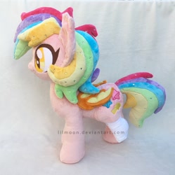 Size: 1196x1200 | Tagged: safe, artist:lilmoon, oc, oc only, oc:paper stars, amputee, bandage, cute, female, irl, missing limb, photo, plushie, solo