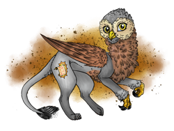 Size: 2048x1536 | Tagged: safe, artist:melonseed11, oc, oc only, species:griffon, cutie mark on griffon, male, simple background, solo, transparent background