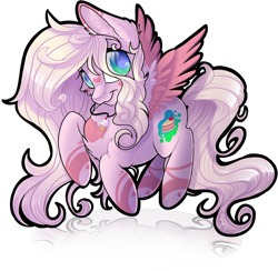 Size: 1356x1322 | Tagged: safe, artist:mychelle, oc, oc:hanalea, species:pegasus, species:pony, female, mare, simple background, solo, transparent background, two toned wings, wings